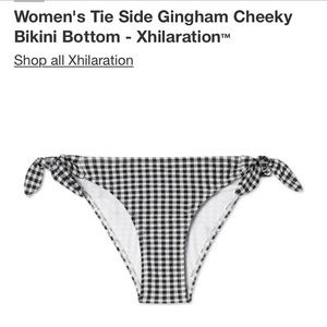 New with tags Target Gingham Bikini Bottoms